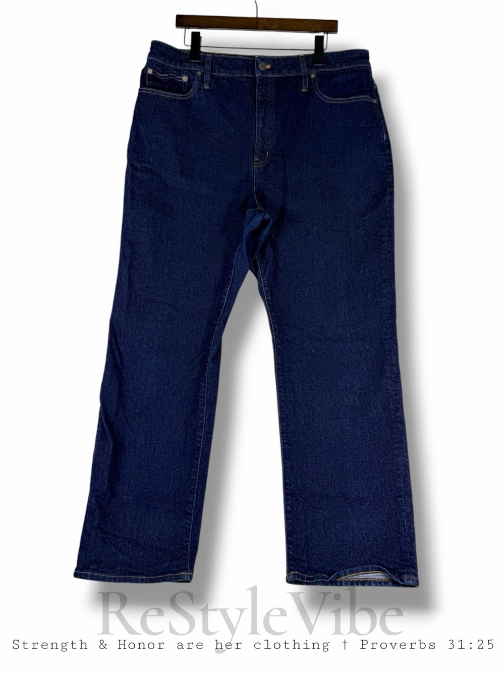 MADEWELL Women’s Size 33 Denim Jeans Curvy 90s Straight Style Fit Stretch